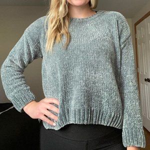 Light Teal Plush Sweater - Cupio Blush (Size M)